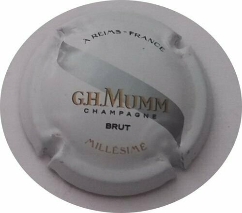 CAPSULE CHAMPAGNE MUMM G.H & C BRUT MILLESIME REF N°162d