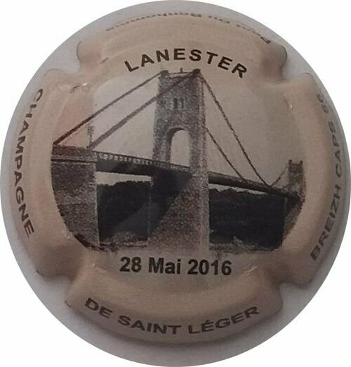 CAPSULE CHAMPAGNE DE SAINT LEGER LANESTER REF N°46