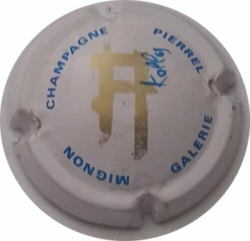 CAPSULE CHAMPAGNE MIGNON ET PIERREL CUVÉE GALERIE REF N°21