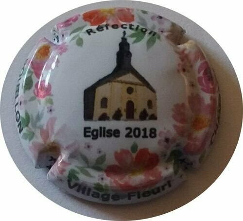 CAPSULE CHAMPAGNE DOURY PHILIPPE EGLISE 2018 REF N°140