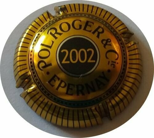 CAPSULE CHAMPAGNE POL ROGER  & CIE 2002