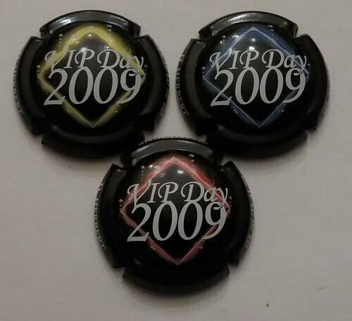 SÉRIE CAPSULES CHAMPAGNE HERBERT DIDIER VIP DAY 2009 REF N°85 A 85B