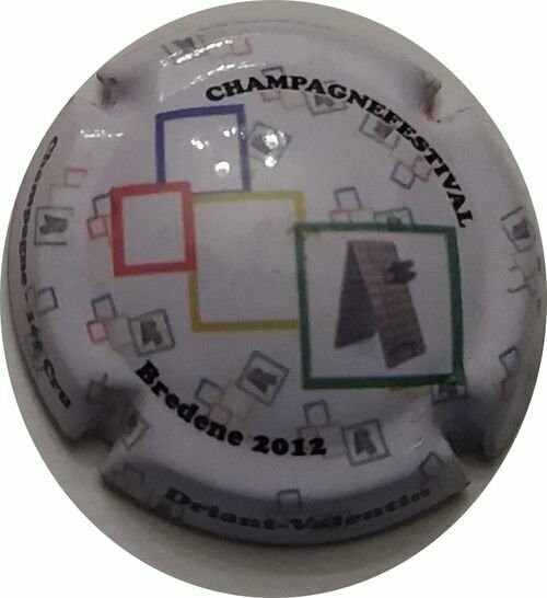 CAPSULE CHAMPAGNE DRIAND VALENTIN BREDENE 2018 REF N°22