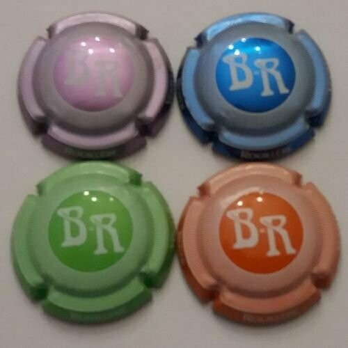 4 BELLES CAPSULES CHAMPAGNE ROYER ROUILLERE REF N°30e a 30h NEWS