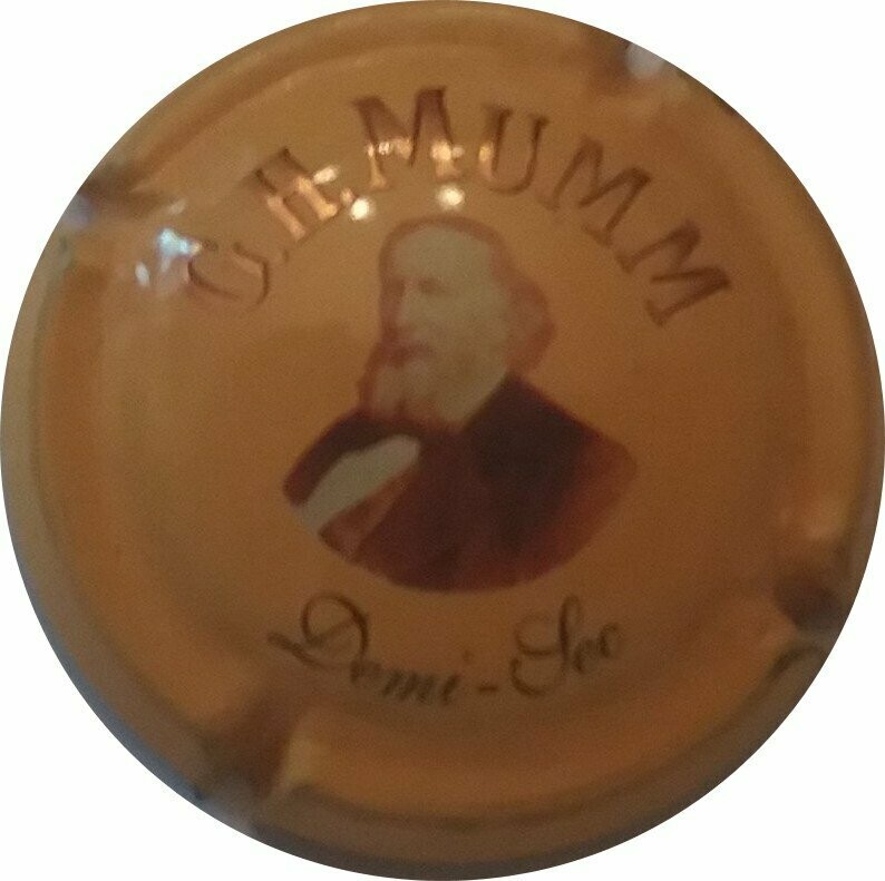 CAPSULE CHAMPAGNE MUMM G.H & CIE DEMI SEC RÉF N°139