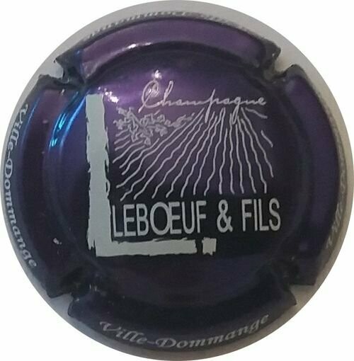 CAPSULE CHAMPAGNE LEBOEUF & FILS RÉF N°9