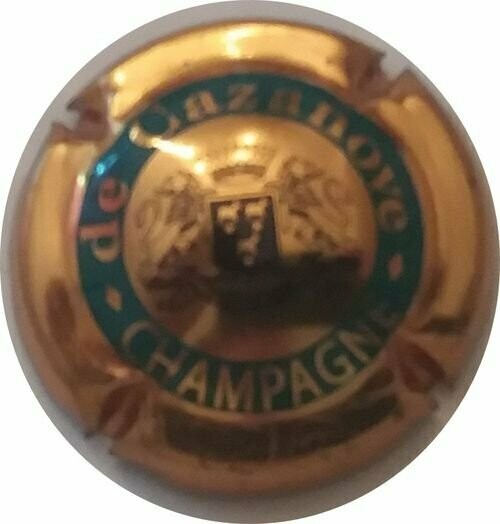 CAPSULE CHAMPAGNE DE CAZANOVE RÉF N°