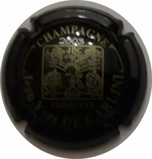 CAPSULE CHAMPAGNE JEAN YVES CARLINI 2003 RÉF N°37d
