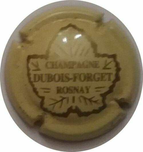 CAPSULE CHAMPAGNE DUBOIS FORGET RÉF N°1