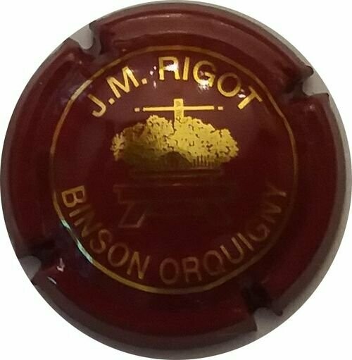 CAPSULE CHAMPAGNE J.M RIGOT RÉF N°3