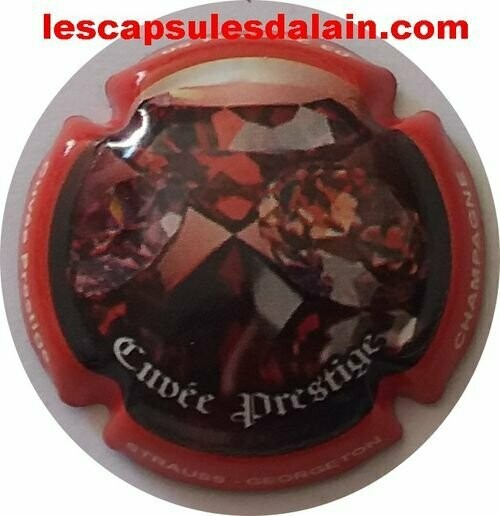 CAPSULE CHAMPAGNE STRAUSS GEORGETON CUVÉE PRESTIGE RÉF N°