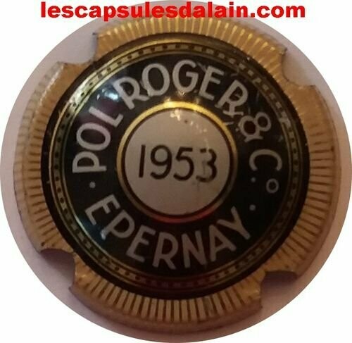 CAPSULE CHAMPAGNE POL ROGER & CIE RÉF N°1953