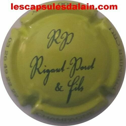 CAPSULE CHAMPAGNE RIGAUT PORET & FILS RÉF N°10
