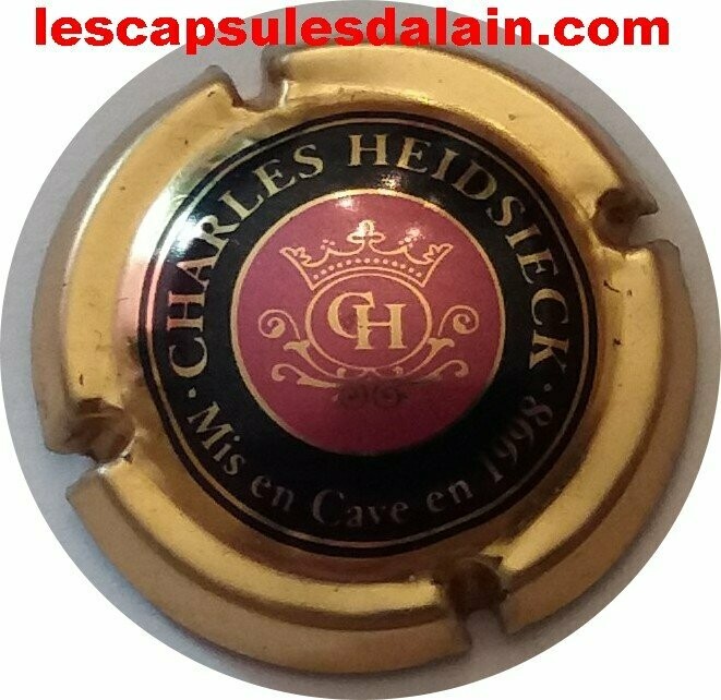 CAPSULE CHAMPAGNE CHARLES HEIDSIECK CUVÉE 1998 RÉF N°67