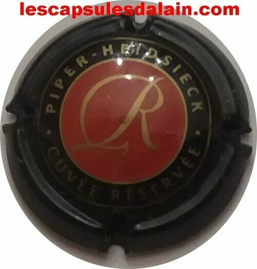 CAPSULE CHAMPAGNE PIPER HEIDSIECK CUVÉE RÉSERVE D32 RÉF N°124a