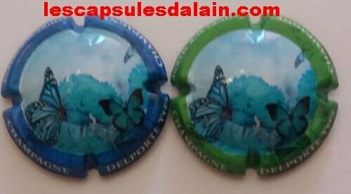 2 BELLES CAPSULES CHAMPAGNE DELPORTE YVES PAPILLONS 2019 NEWS