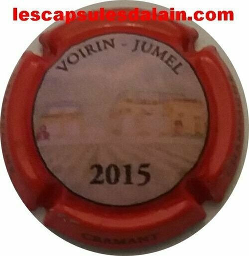 BELLE CAPSULE DE CHAMPAGNE VOIRIN JUMEL 2015 REF N°16