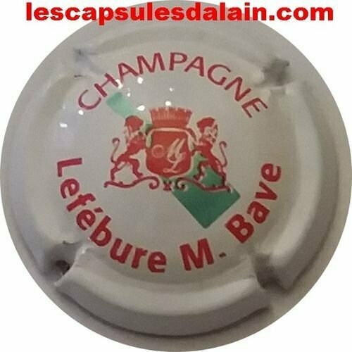 CAPSULE CHAMPAGNE LEFEBURE M.BAVE RÉF N°3