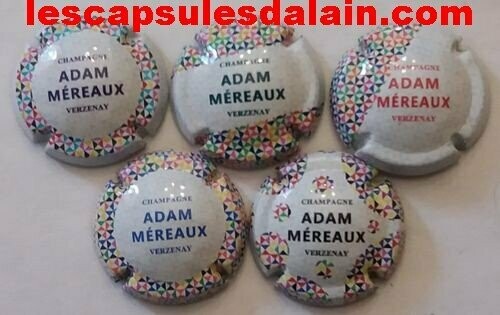 5 BELLES CAPSULES CHAMPAGNE ADAM MEREAUX REF N°3 a 3d NEWS