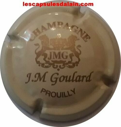 CAPSULE CHAMPAGNE J.M GOULARD RÉF N°4c