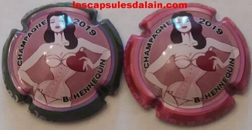 2 BELLES CAPSULES CHAMPAGNE HENNEQUIN.B VIP 2019 NEWS NR