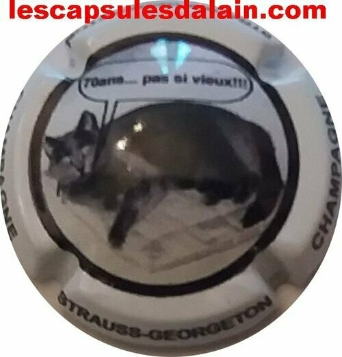 BELLE CAPSULE CHAMPAGNE STRAUSS GEORGETON MARTINE ET GASTON NEWS NR