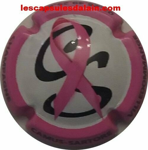 BELLE CAPSULE CHAMPAGNE CAMUS SARTORE CANCER DU SEIN RÉF N°18 NEWS