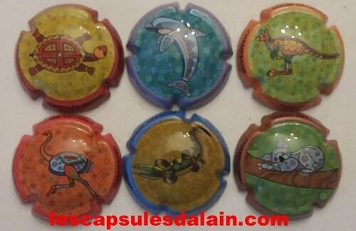 6 BELLES CAPSULES CHAMPAGNE TUAL RÉF N°6 A 6e NEWS