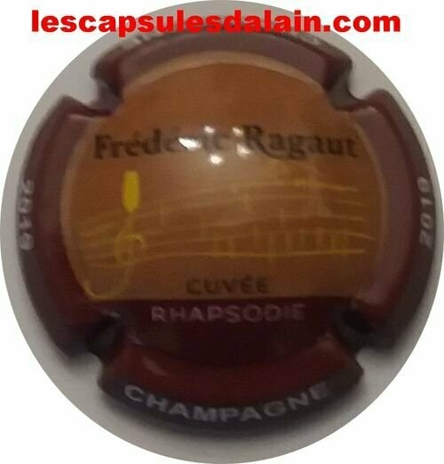 BELLE CAPSULE CHAMPAGNE RAGAUT FREDERIC CUVEE RHAPSODIE REF N°2  NEWS