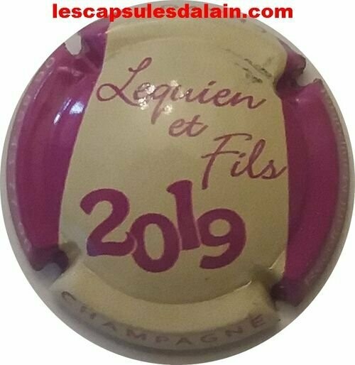 BELLE CAPSULE CHAMPAGNE LEQUIEN ET FILS 2019 300EX REF N°4j NEWS