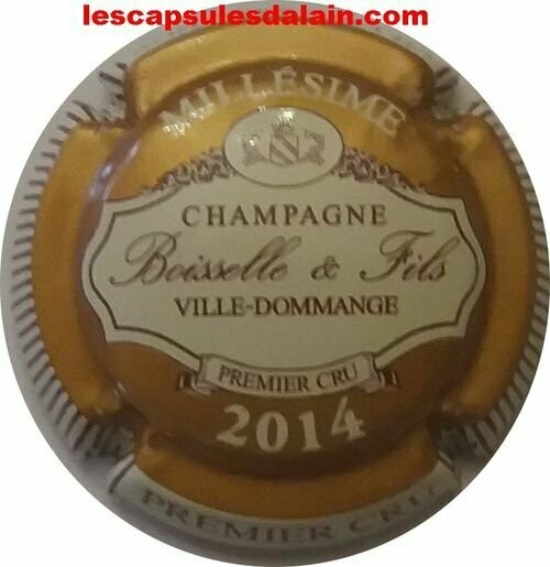 BELLE CAPSULE CHAMPAGNE BOISSELLE & FILS MILLESIME 2014 REF N°12j NEWS