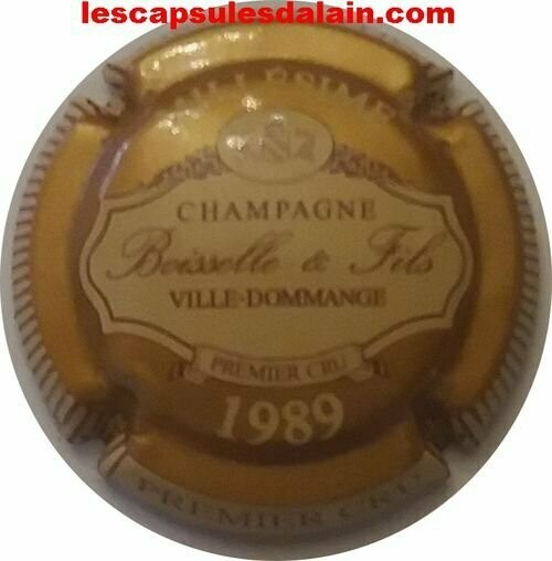 BELLE CAPSULE CHAMPAGNE BOISSELLE & FILS MILLESIME 1989 REF N°12f NEWS