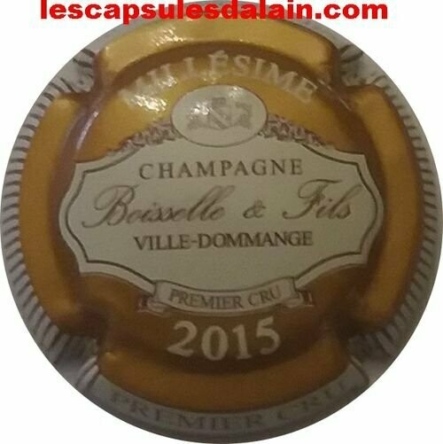 BELLE CAPSULE CHAMPAGNE BOISSELLE & FILS MILLESIME 2015 REF N°12k NEWS