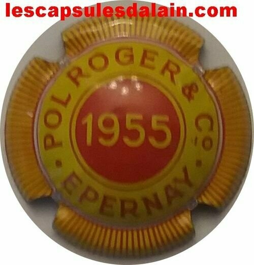 CAPSULE CHAMPAGNE POL ROGER & CIE RÉF N°1955