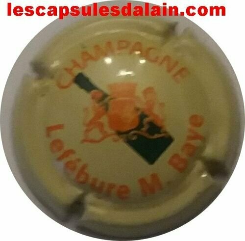 CAPSULE CHAMPAGNE LEFEBURE M.BAVE RÉF N°1
