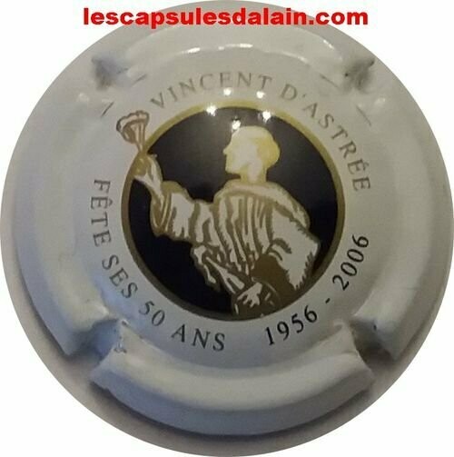 BELLE CAPSULE CHAMPAGNE VINCENT D'ASTREE 50 ANS REF N°10 NEWS