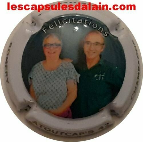 BELLE CAPSULE CHAMPAGNE MARC JOSE FELICITATIONS ATOUTCAP'S 42 2019 RÉF N°106a NEWS