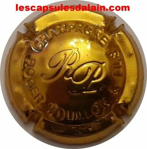 CAPSULE CHAMPAGNE POUILLON ROGER &FILS RÉF N°2 ESTAMPÉE
