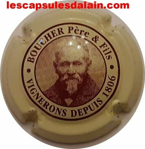 CAPSULE CHAMPAGNE BOUCHER PÈRE ET FILS RÉF N°9