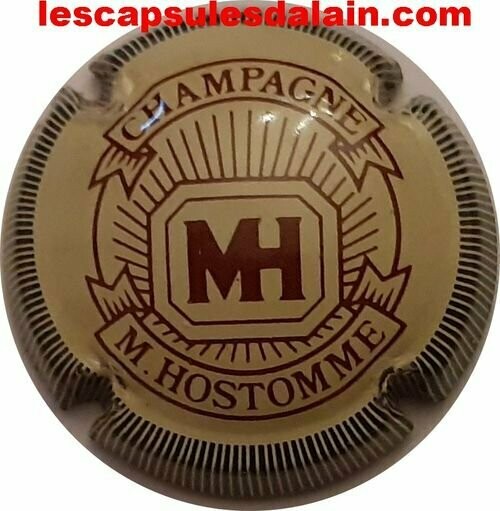 CAPSULE CHAMPAGNE M.HOSTOMME RÉF N°14
