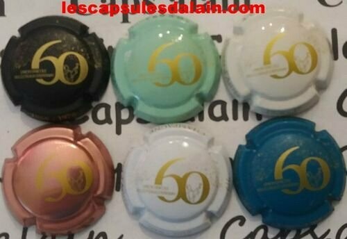 6 BELLES CAPSULES CHAMPAGNE VINCENT D'ASTREE N°18 A 18A NEWS