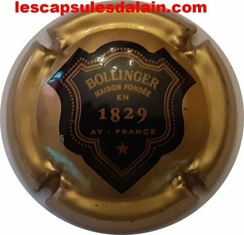 CAPSULE CHAMPAGNE BOLLINGER RÉF N°44c