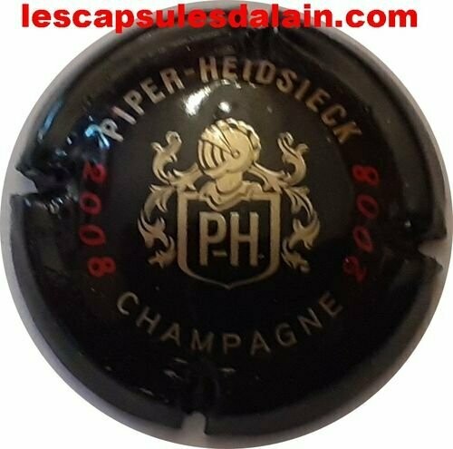CAPSULE CHAMPAGNE PIPER HEIDSIECK 2008 RÉF N°134