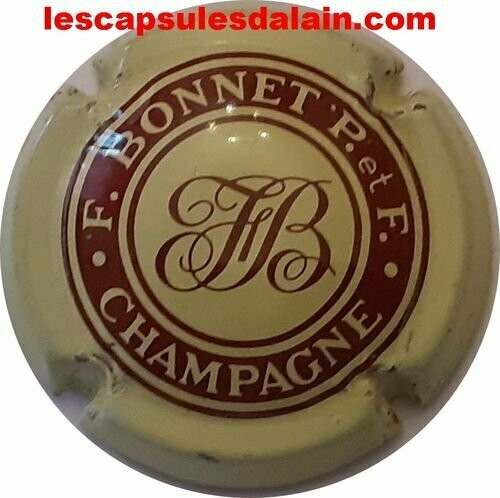 CAPSULE CHAMPAGNE BONNET PERE ET FILS REF N° 2