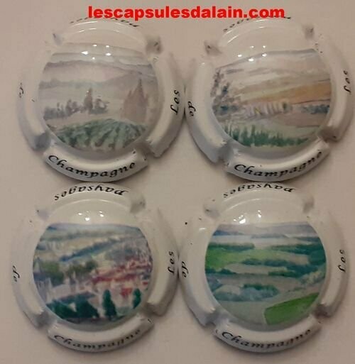 4 BELLES CAPSULES CHAMPAGNE GENERIQUE REF N°777 a 777c NEWS