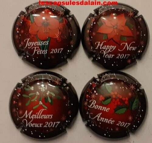 4 BELLES CAPSULES CHAMPAGNE GENERIQUE REF N°959 a 959c NEWS