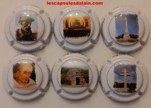 6 BELLES CAPSULES CHAMPAGNE COTE DES BAR REF N°16 a 16e NEWS