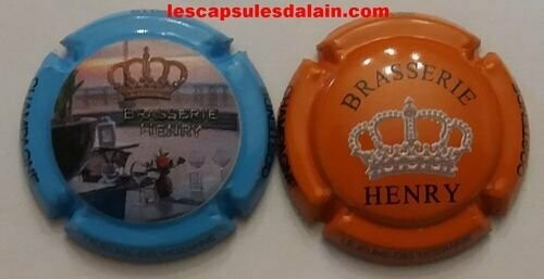 2 BELLES CAPSULES CHAMPAGNE LEJEUNE DEL'HOZANNE BRASSERIE HENRY 2019 RÉF N° 43 a 43a NEWS