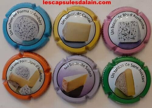 6 BELLES CAPSULES CHAMPAGNE BRISSON JONCHERE N°24 a 24e NEWS