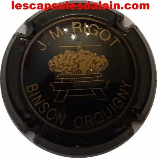 CAPSULE CHAMPAGNE J.M RIGOT RÉF N°1